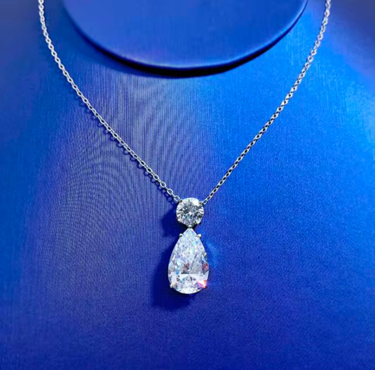 Diamond 925 Sterling Silver Necklace Adascious Empire