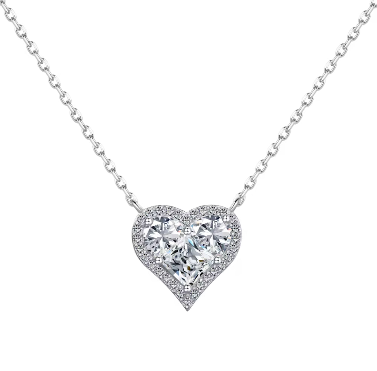 Heart 925 Sterling Silver Necklace – Elevate Your Style Adascious Empire