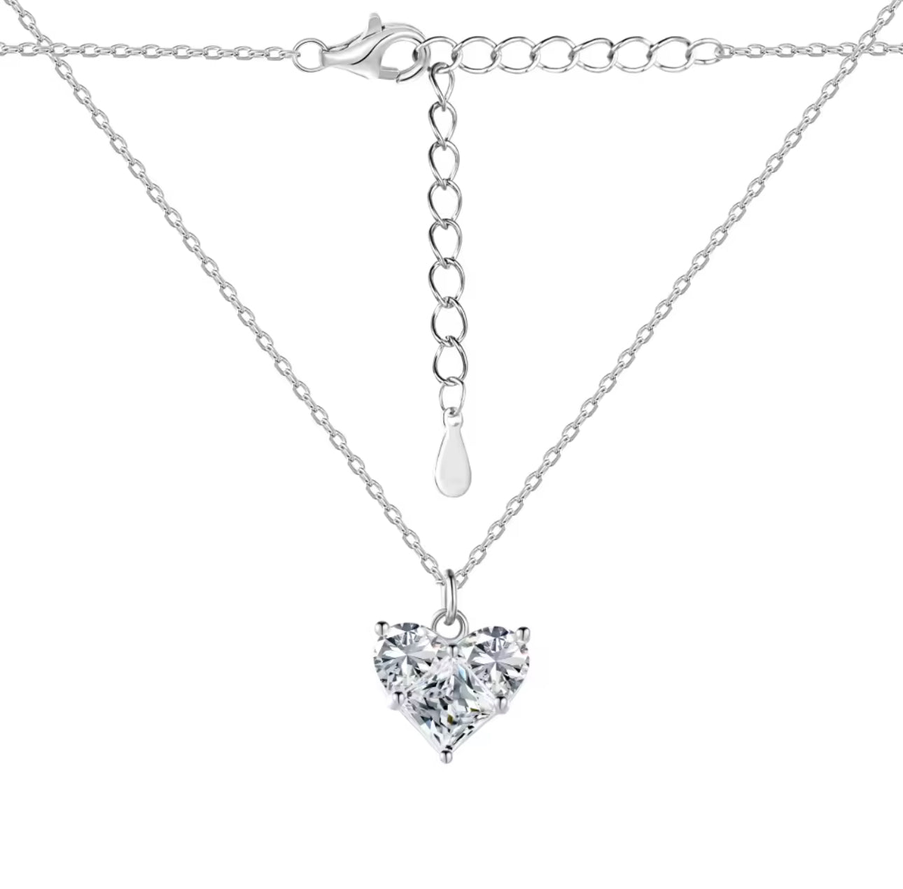 Mini Heart Sterling Silver necklace Adascious Empire