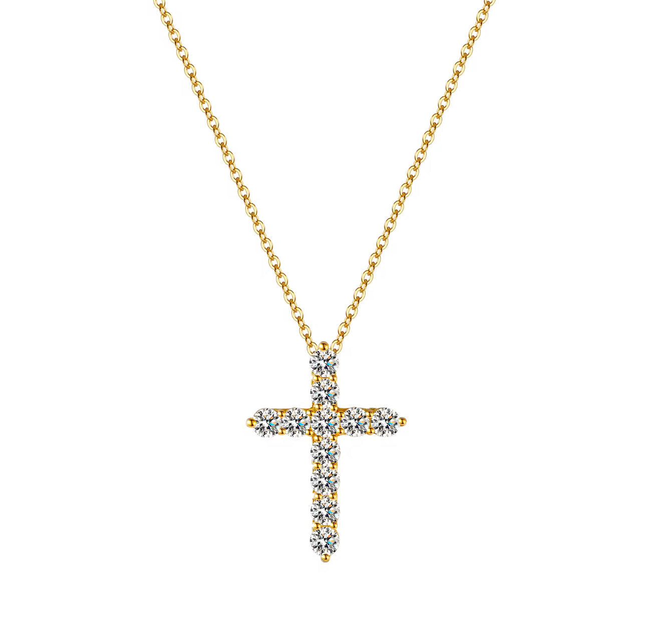 Mini Cross Sterling Silver Necklace Adascious Empire