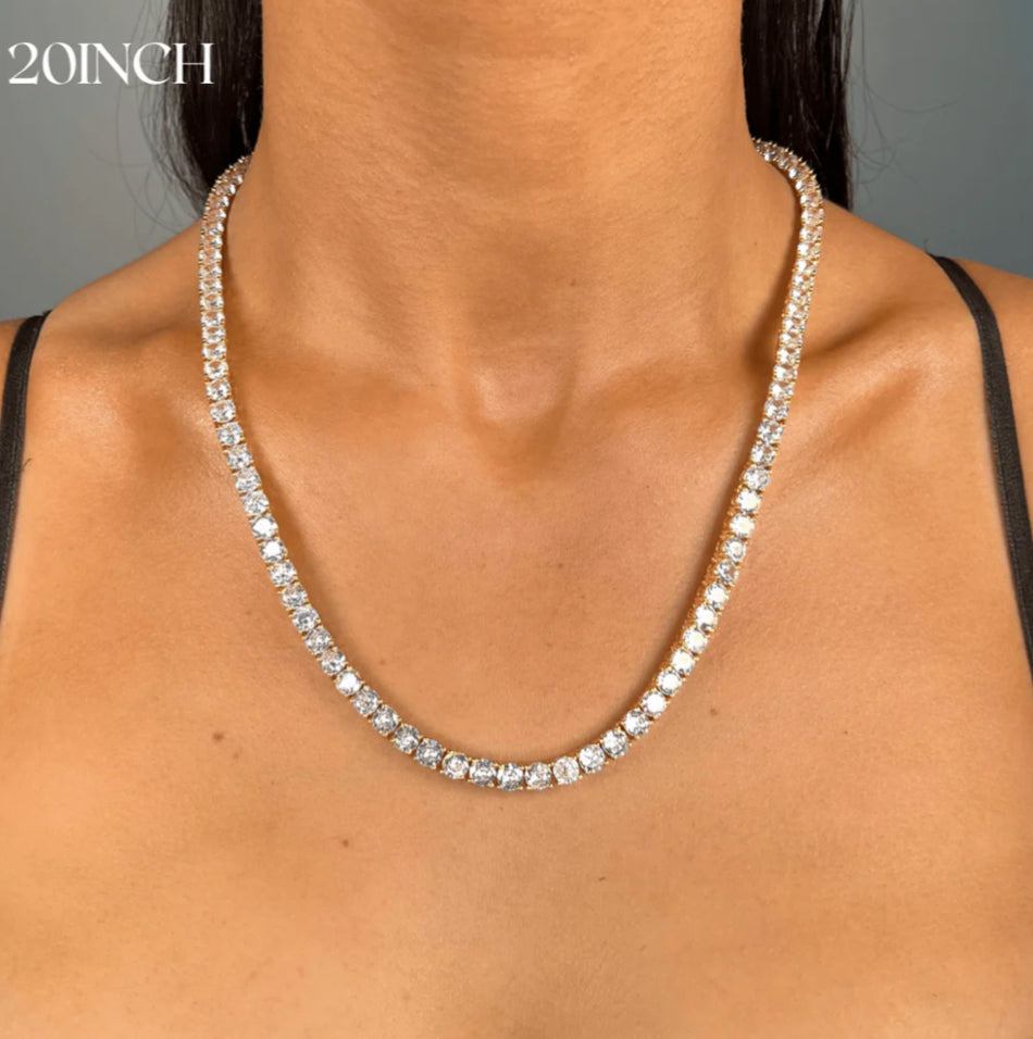 5mm Adascious Tennis Chain Necklace Adascious Empire