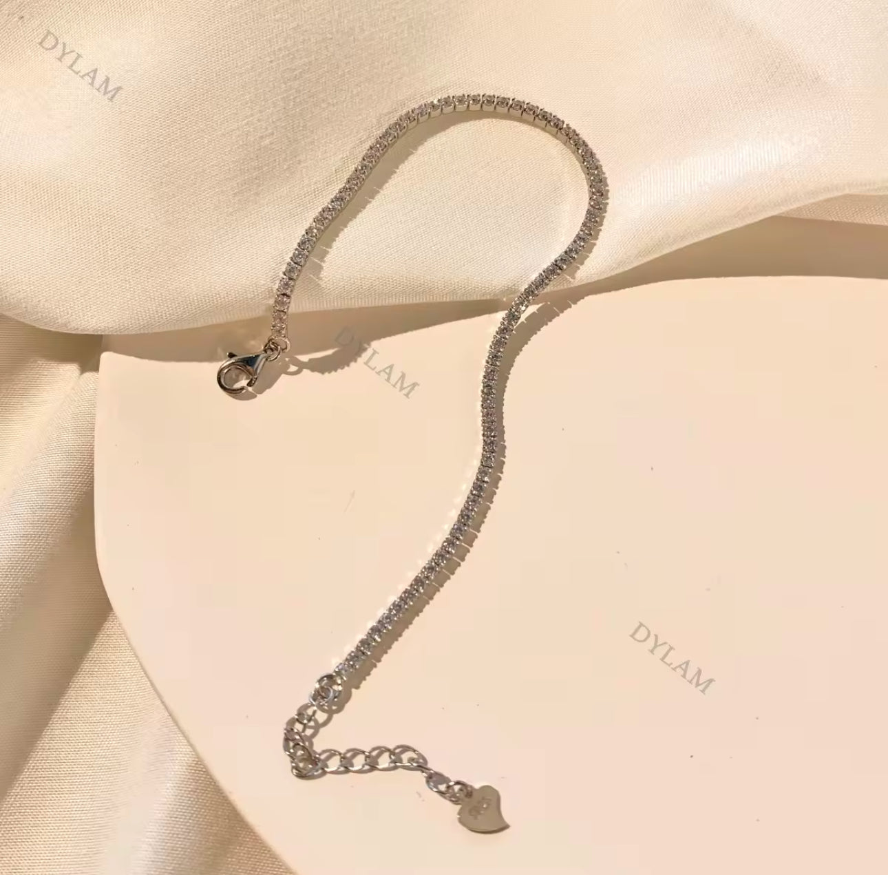 2mm Sterling Silver Tennis Bracelet Adascious Empire