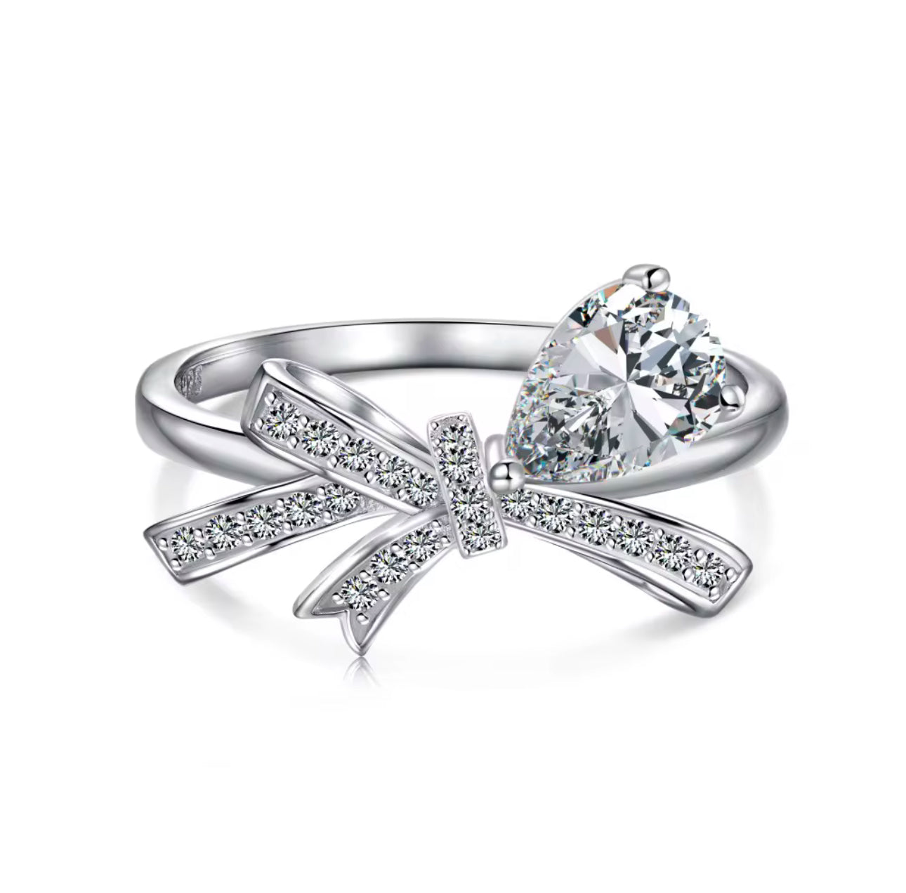 Sterling Silver bow Ring Adascious Empire