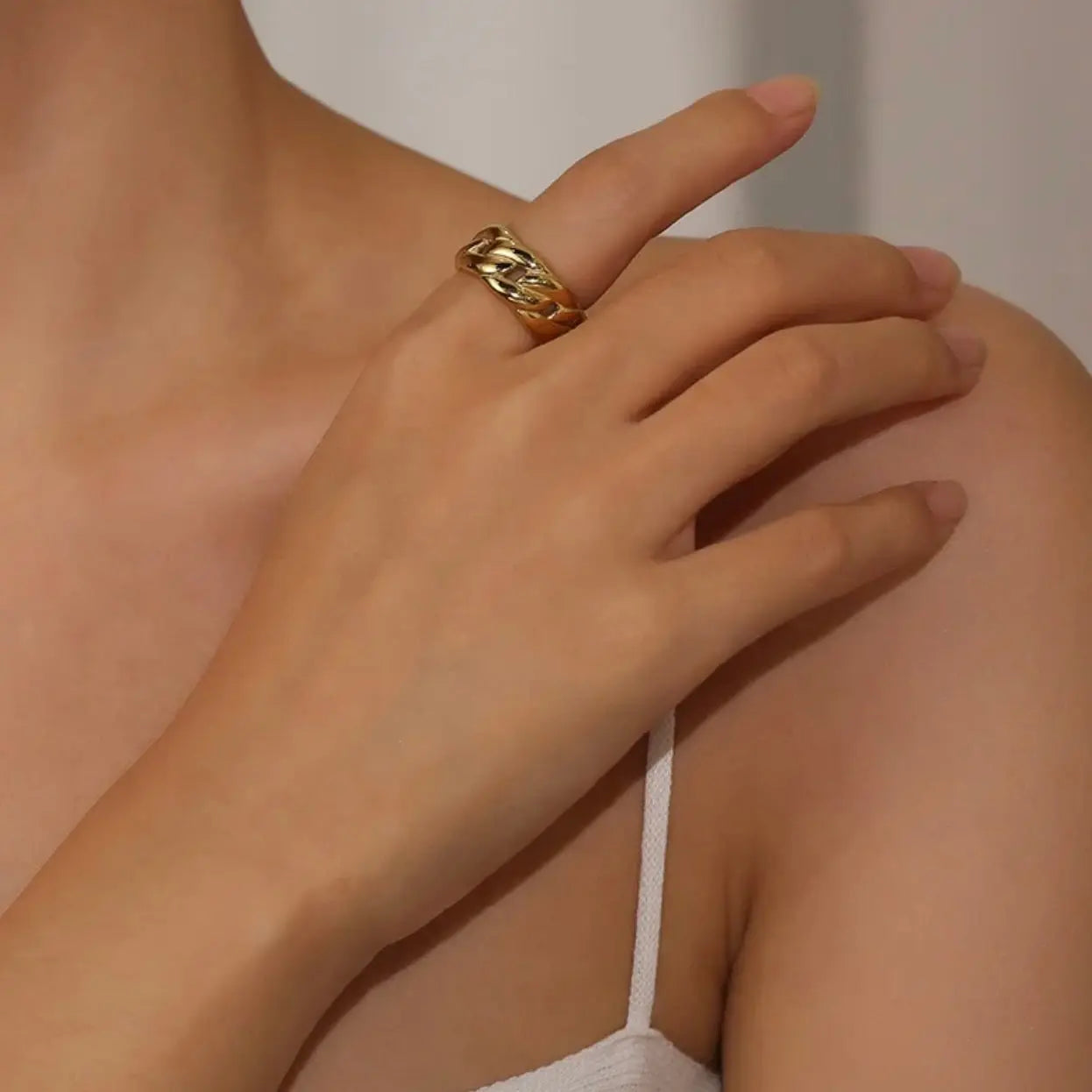 Ijay 18k Gold Plated Chick Punk Adascious Empire