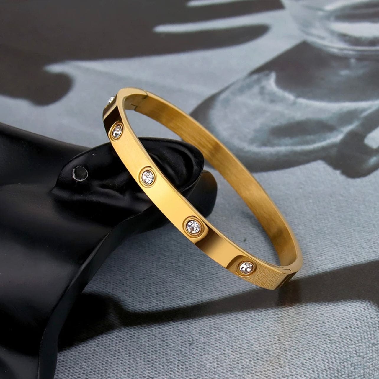 Zara 18k gold plated stainless steel bracelet Adascious Empire