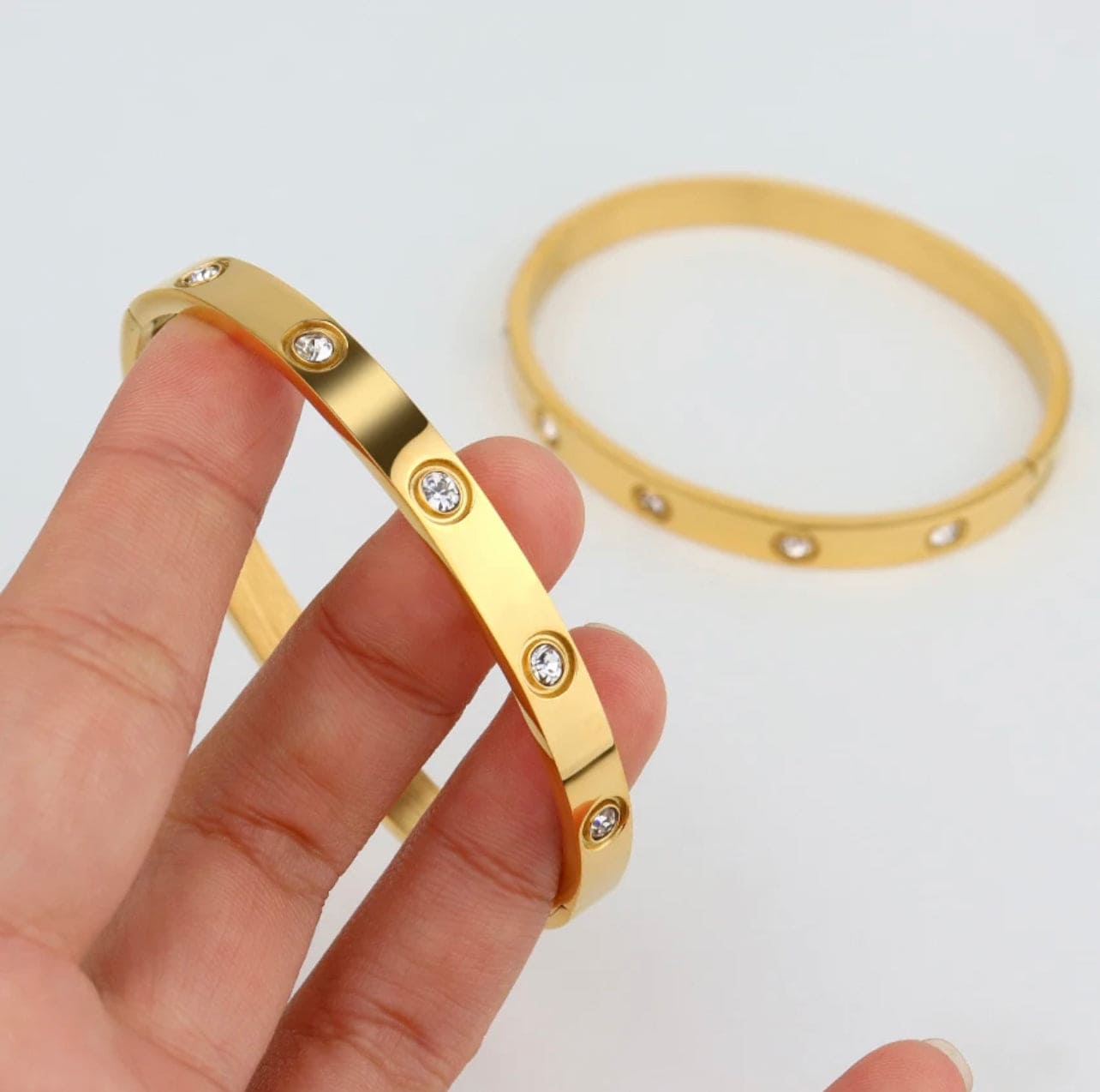 Zara 18k gold plated stainless steel bracelet Adascious Empire