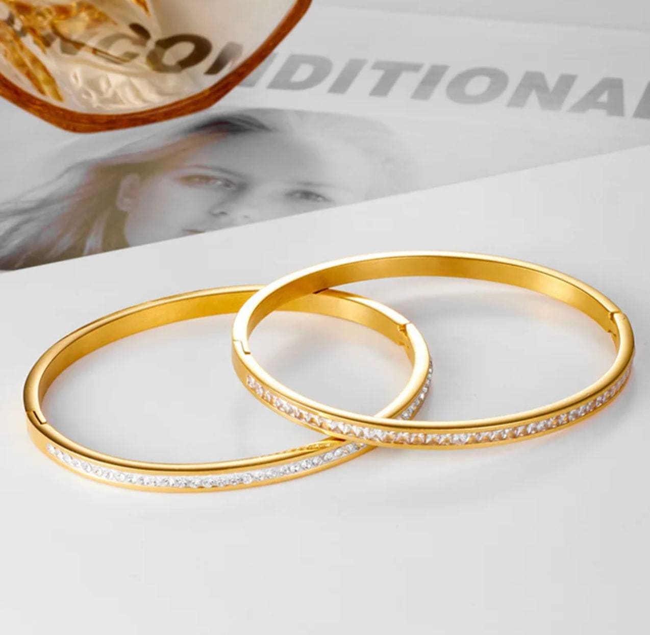 Stainless Steel Geometric Bracelets/Bangles Adascious Empire