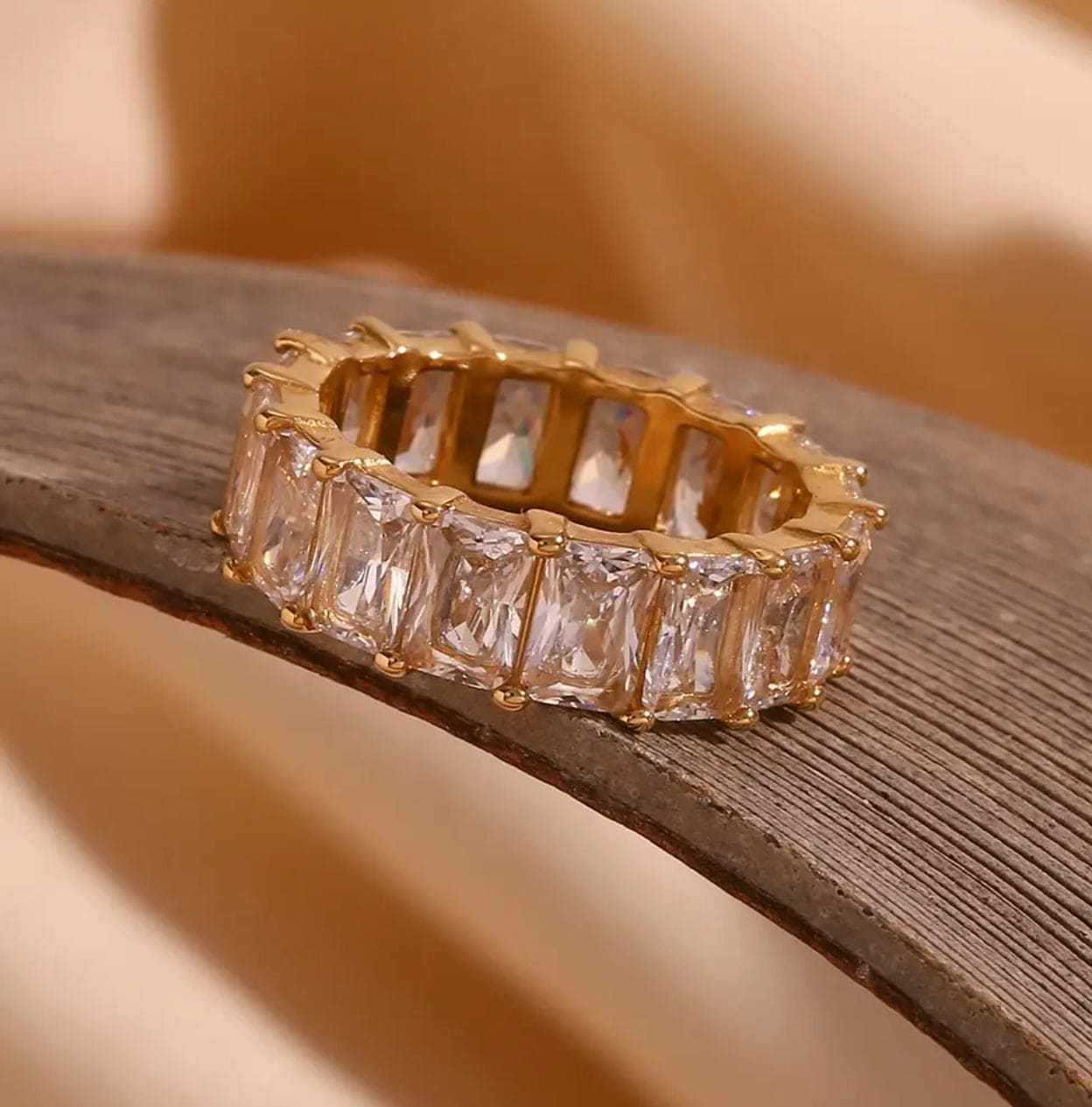 Baguette Luxury Zircon Ring Adascious Empire