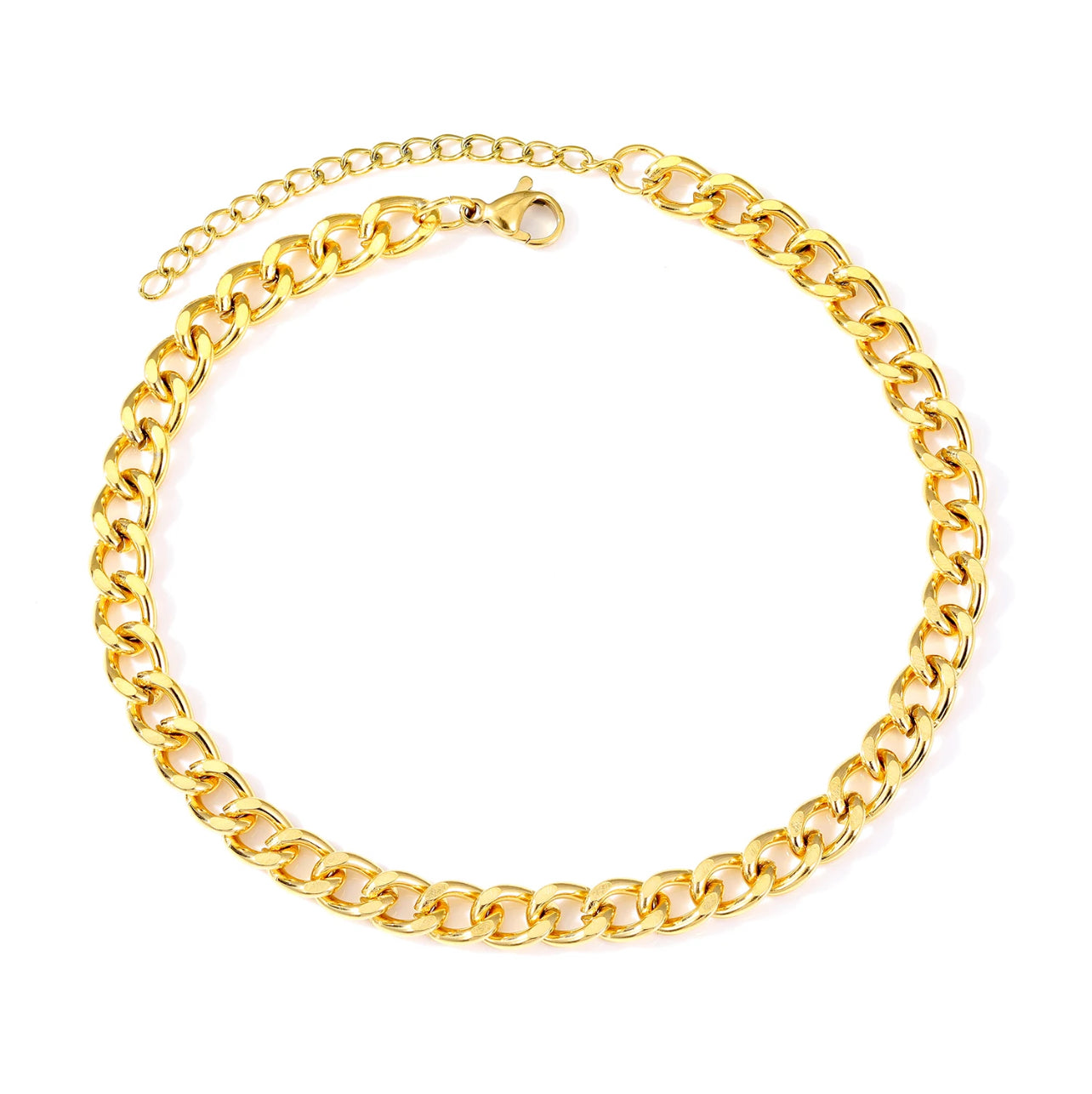 Gold Cuban 316L Plated Stainless Steel Bracelet