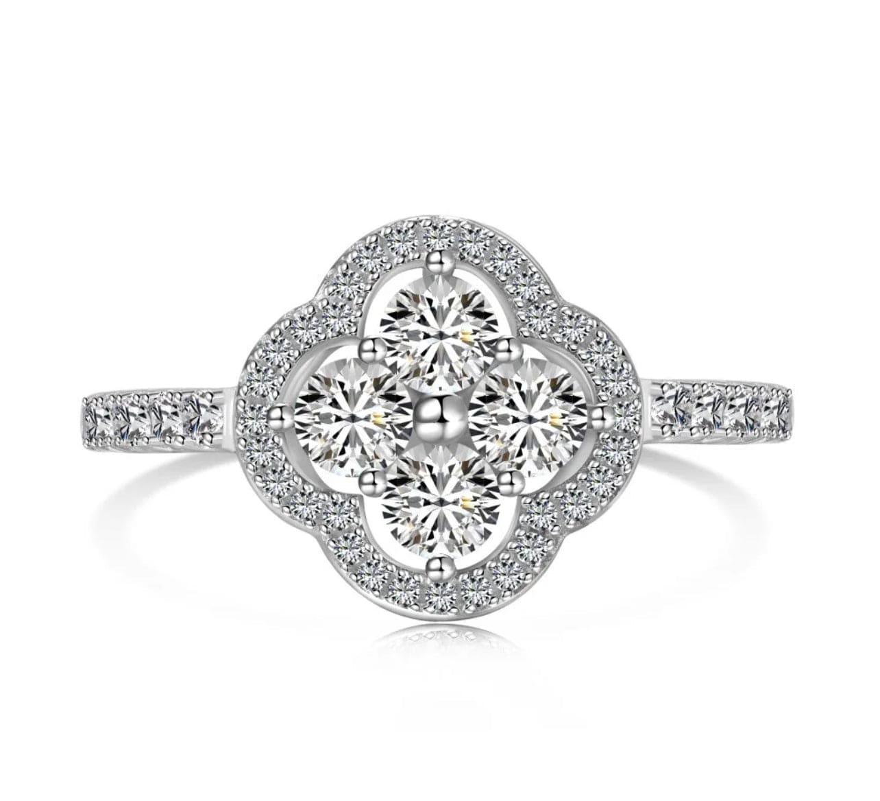 Luxury stone filled 925 Sterling Silver Ring Adascious Empire