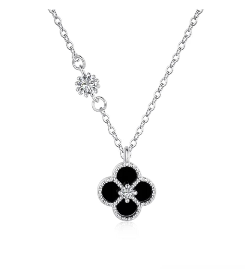 Veekee Black Clover Necklace Adascious Empire