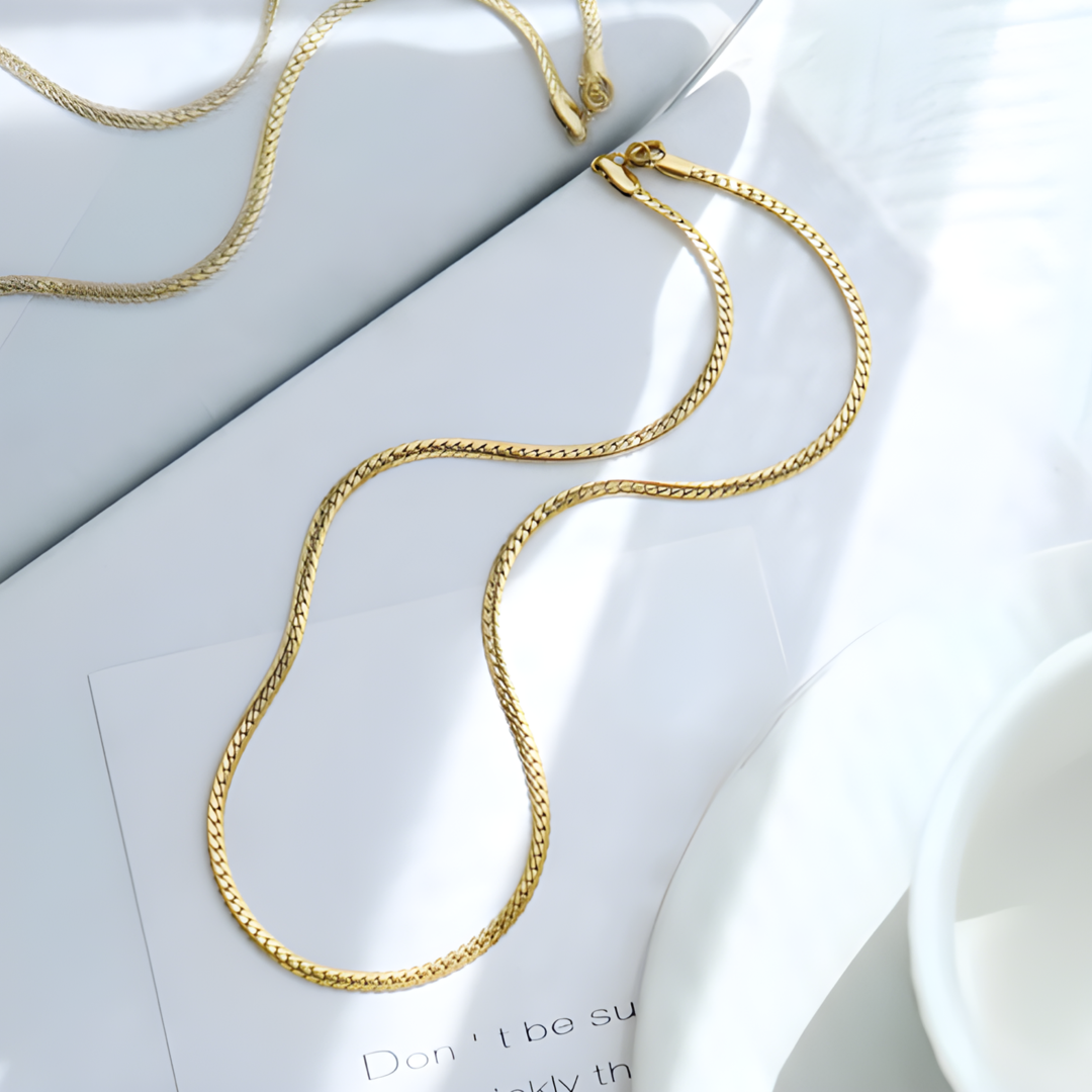 Mila 18k Gold Plated Necklace Adascious Empire