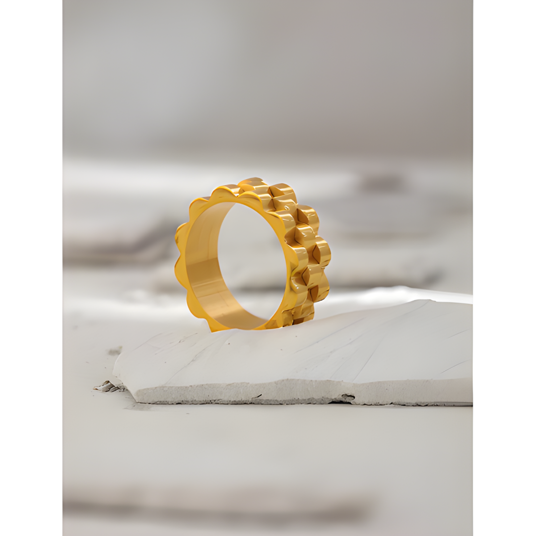 Tyler 18k Gold Plated Ring Adascious Empire