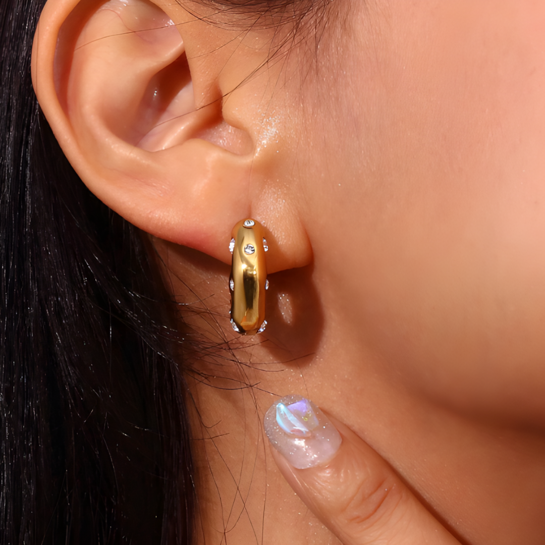 Chista Signature Hoops Earings Adascious Empire