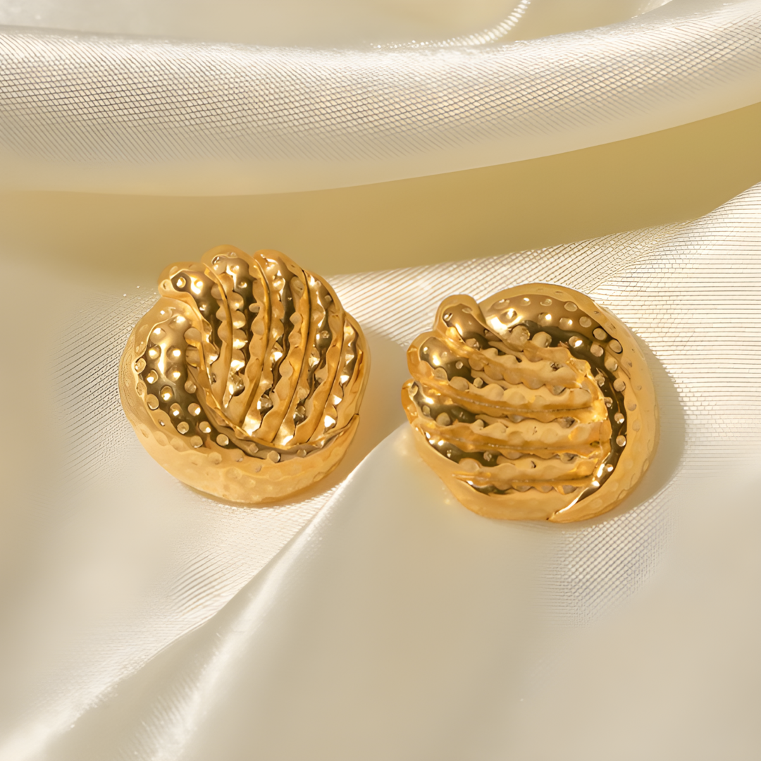 Petal 18k Gold Plated Earings Adascious Empire