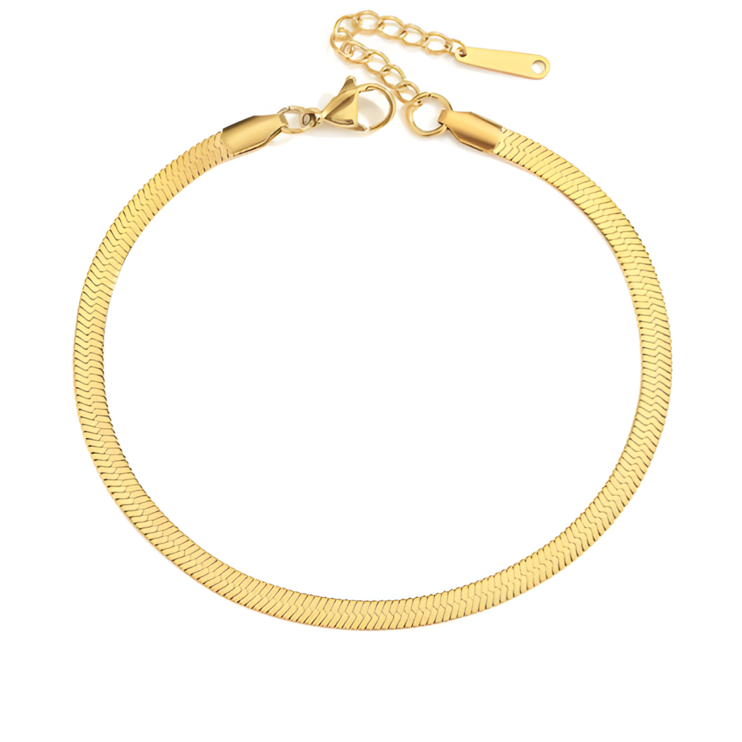 Ellie 18k Gold Steel Bracelet Adascious Empire
