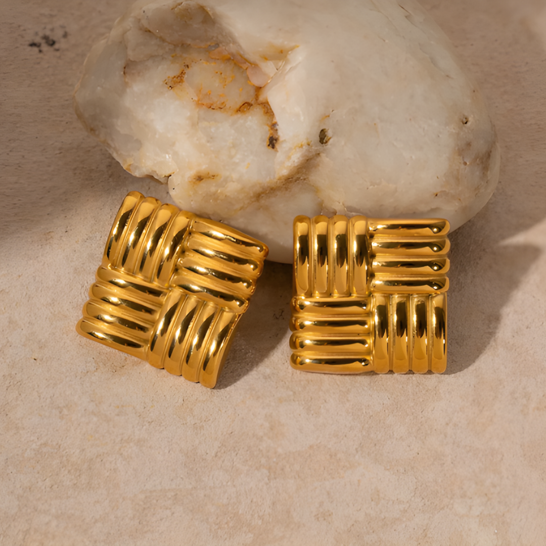 Bronte 18k Gold Plated Earing Adascious Empire