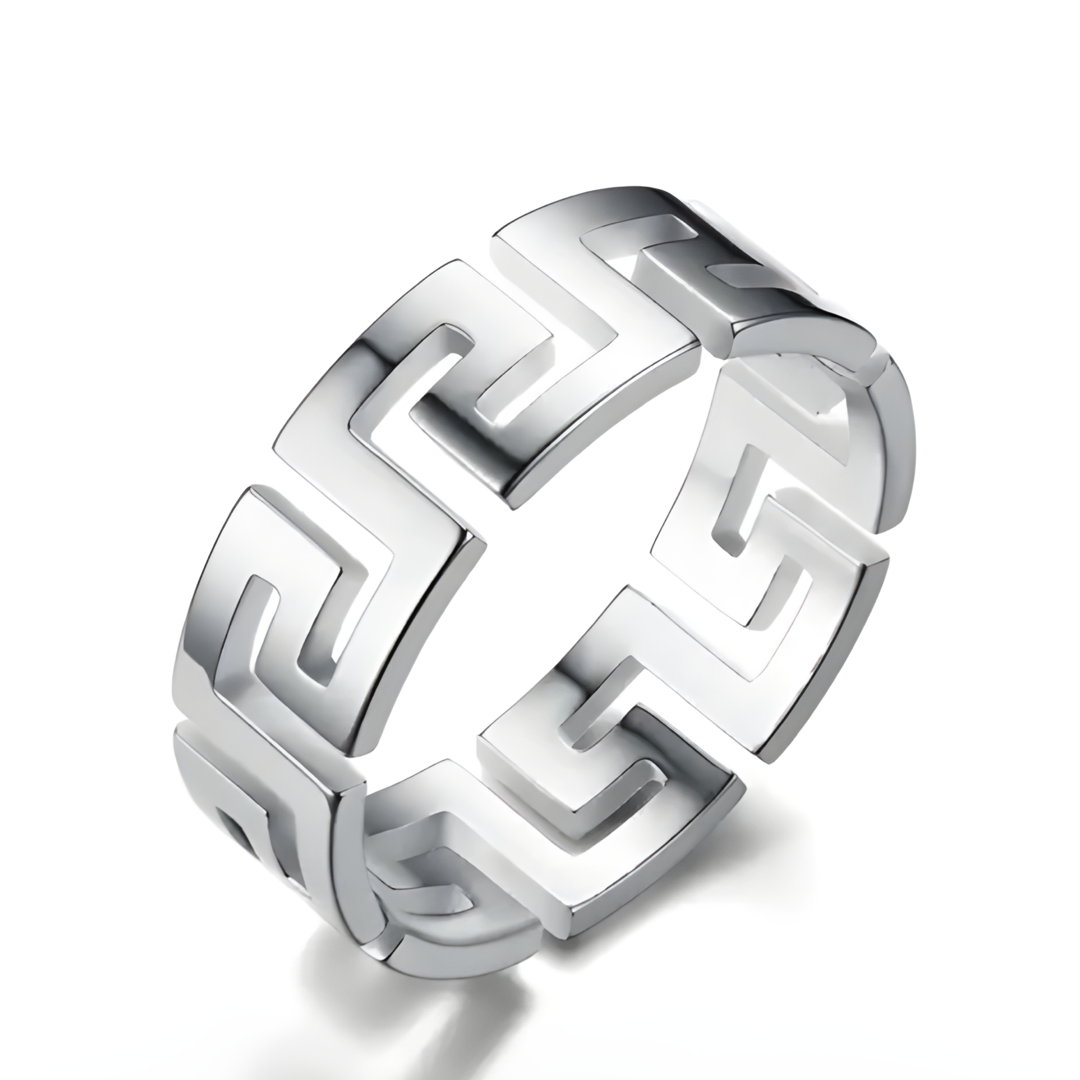 Big Zara Great Wall Band Ring Adascious Empire