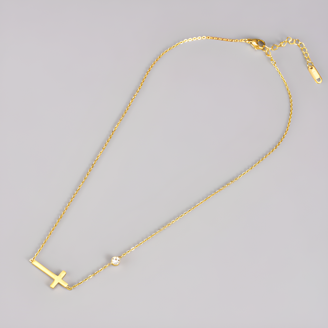 Blair Cross 18k Gold Plated Necklace Adascious Empire