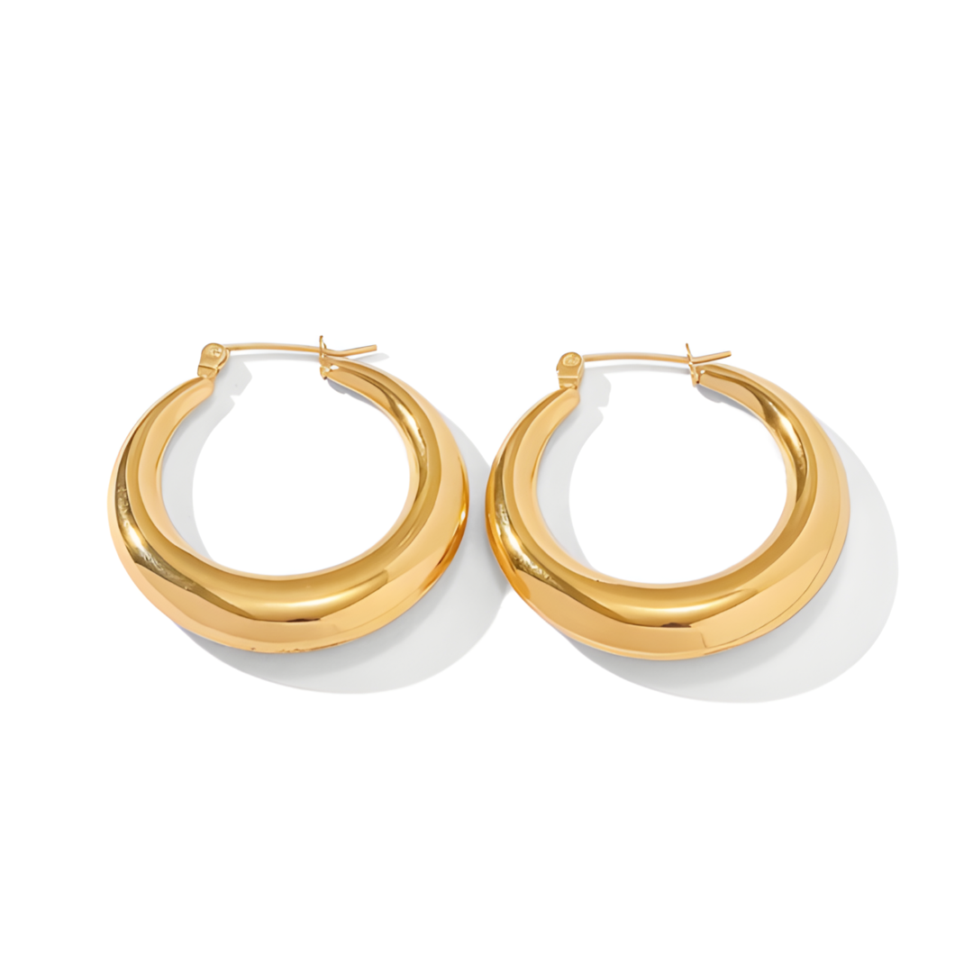Zoe 18k Gold Plated Stainless Steel Earing Adascious Empire