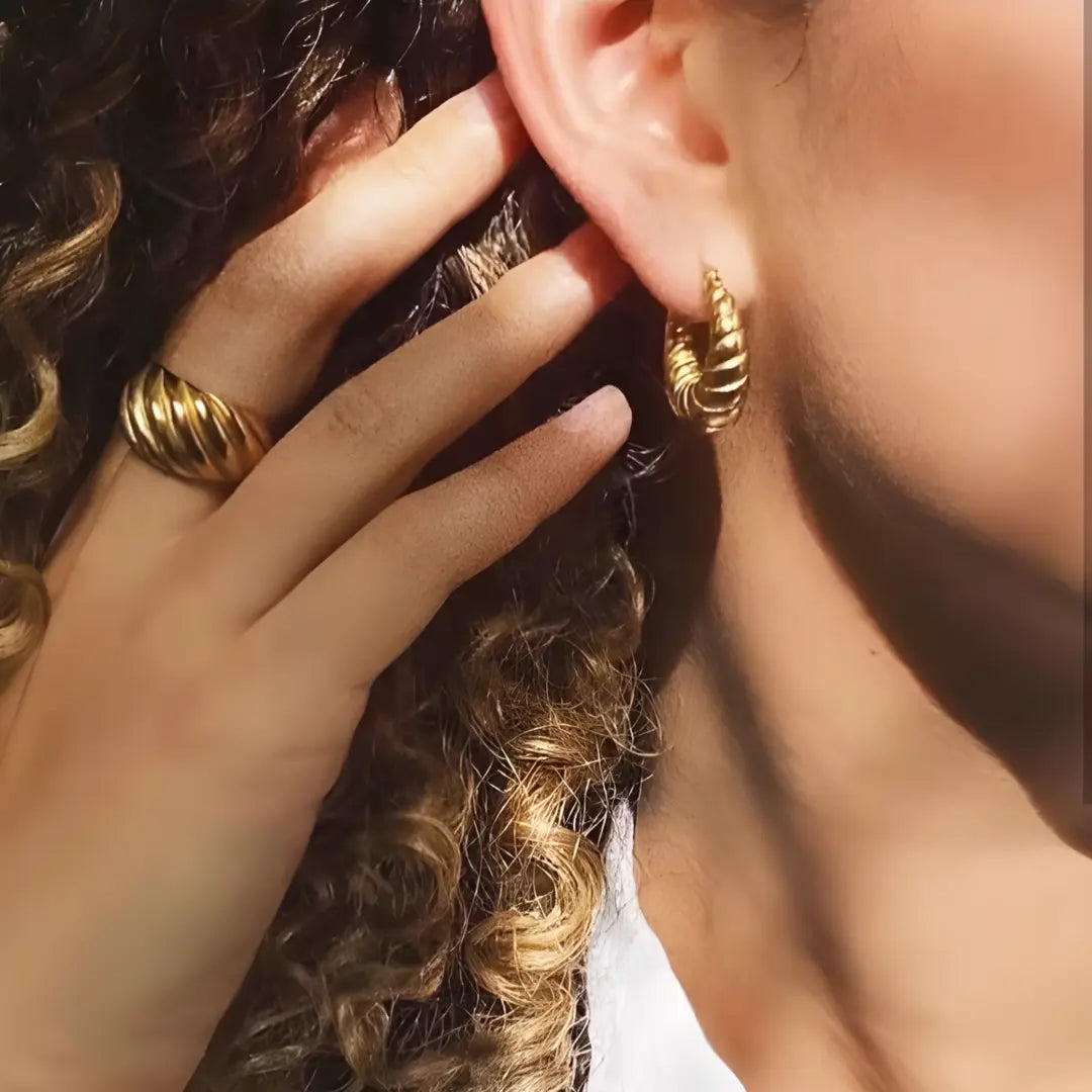 Cindy Signature Hoops Earring Adascious Empire