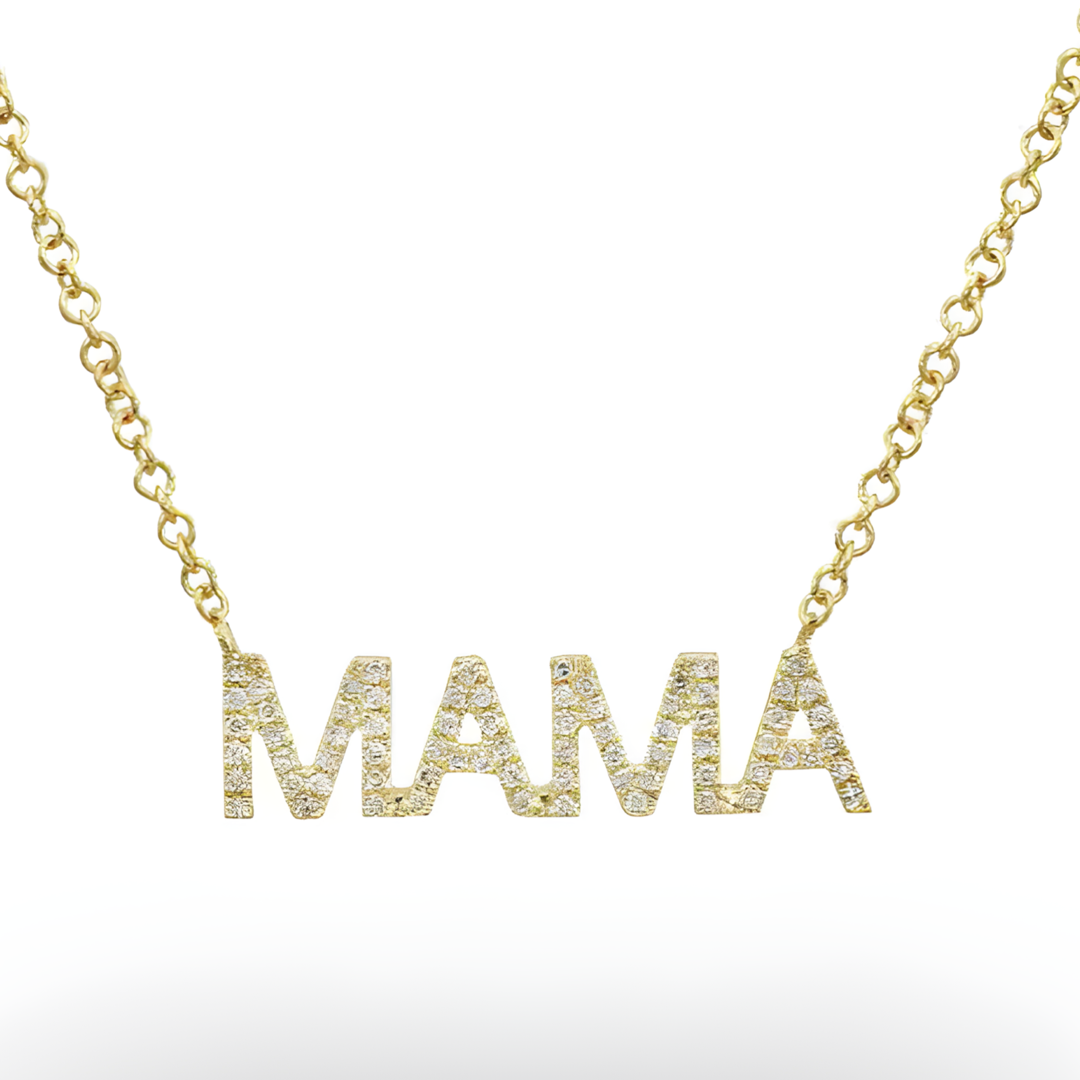MAMA Personalized Custom 925 Sterling Silver Necklace