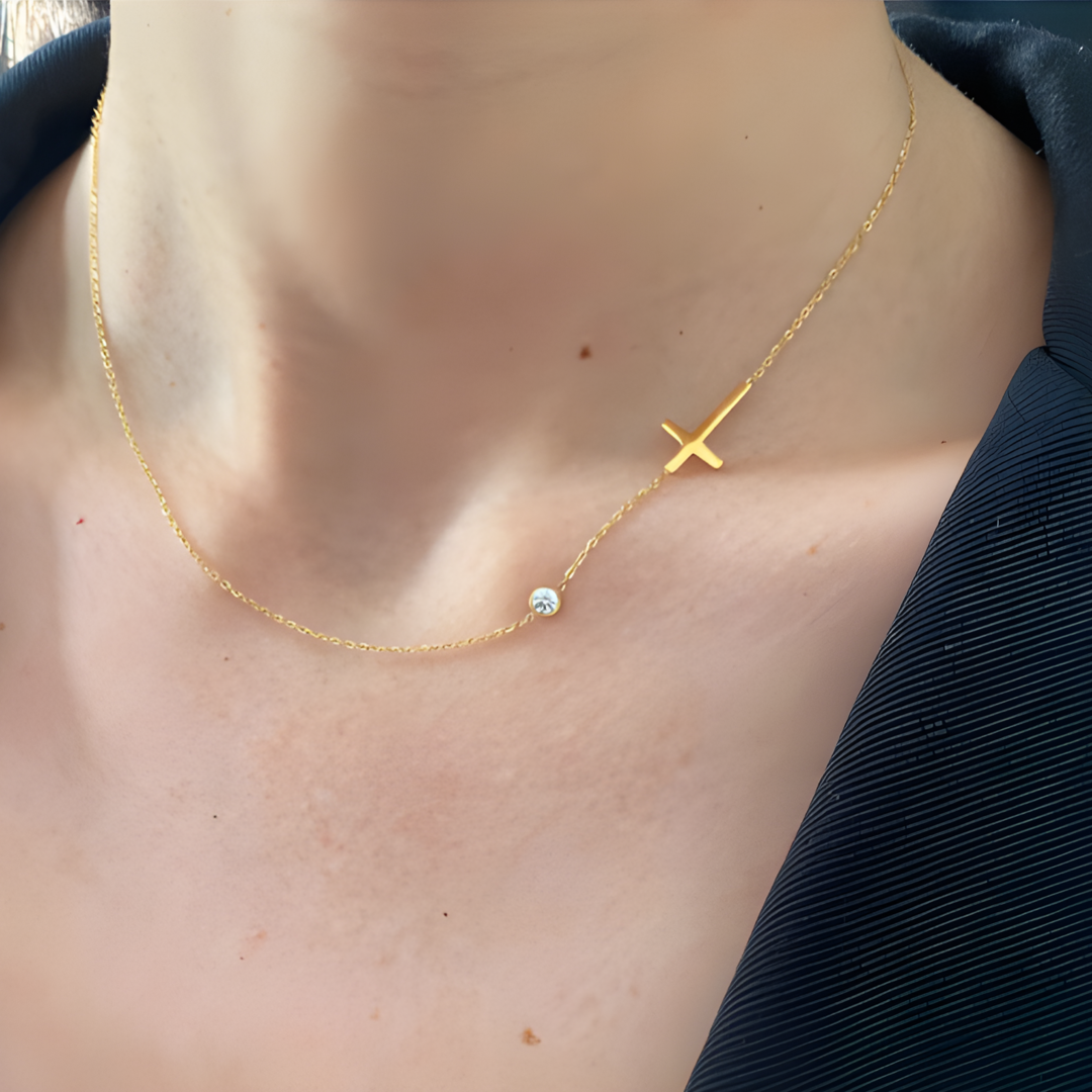 Blair Cross 18k Gold Plated Necklace