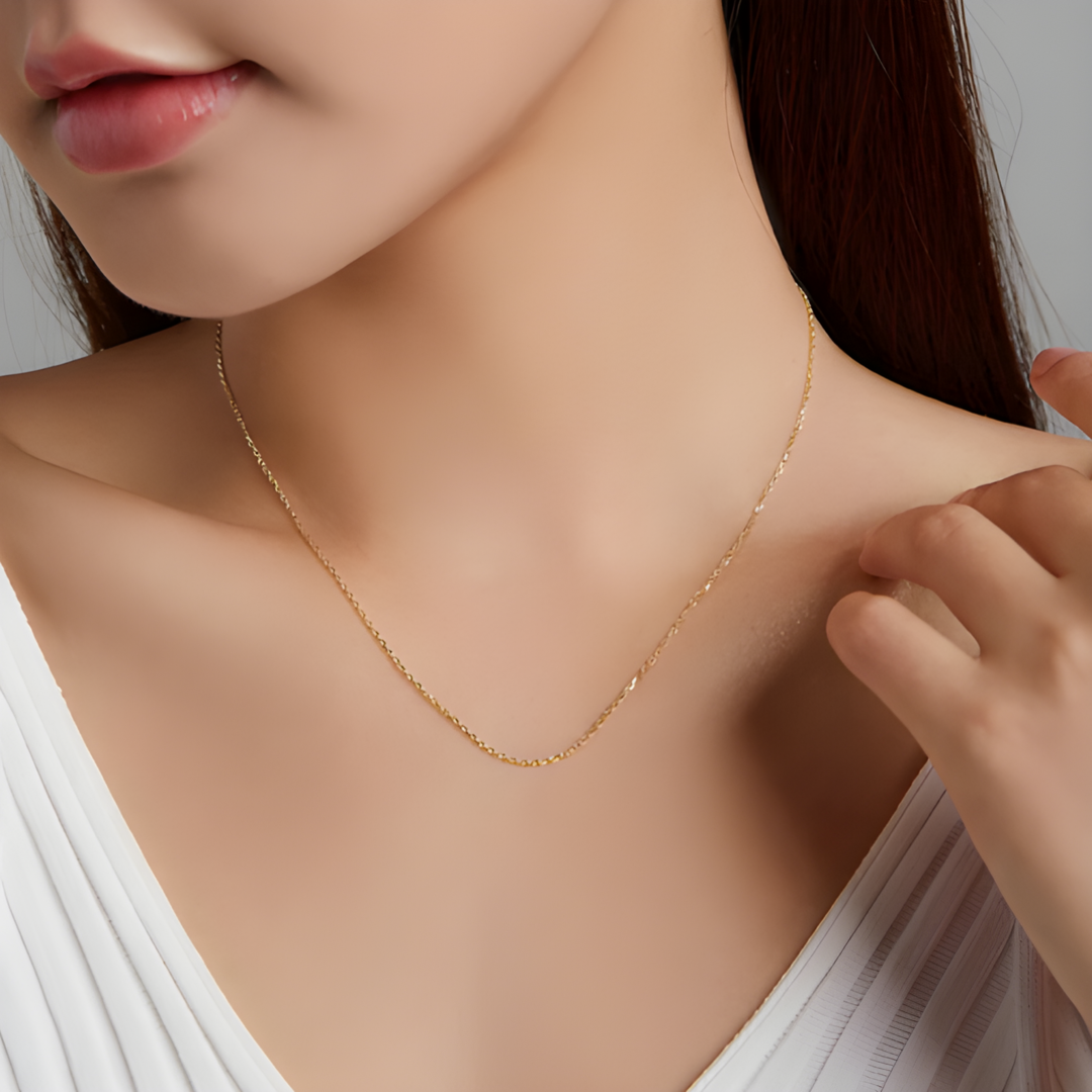 Ann 18k Gold Plated Necklace Adascious Empire