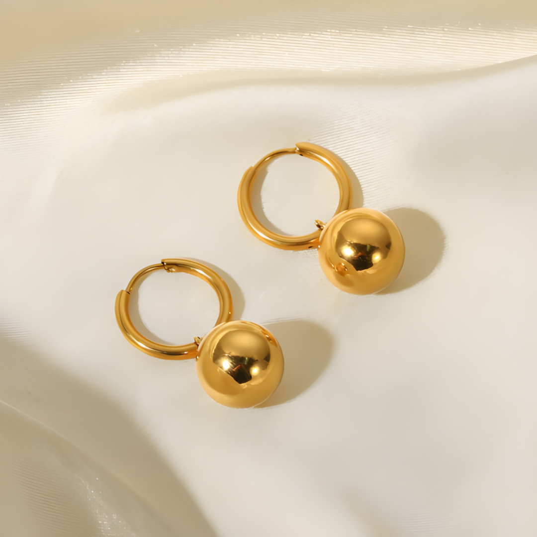 Boho Solid Ball Dangle Earrings Adascious Empire