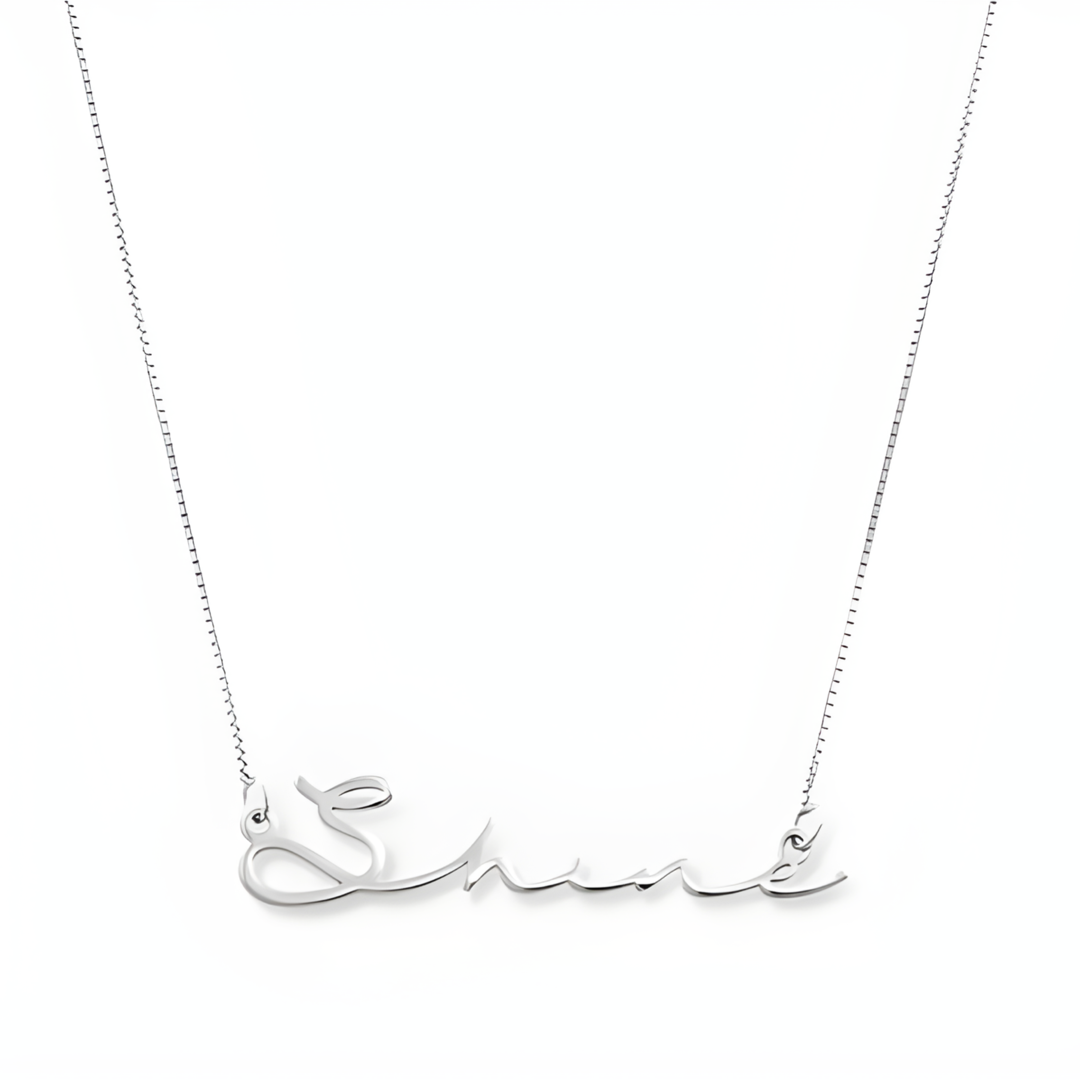 Grace Personalized Custom 925 Sterling Silver Necklace
