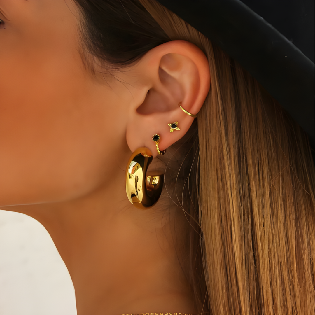 Stasie 14k Gold Plated Earings Adascious Empire