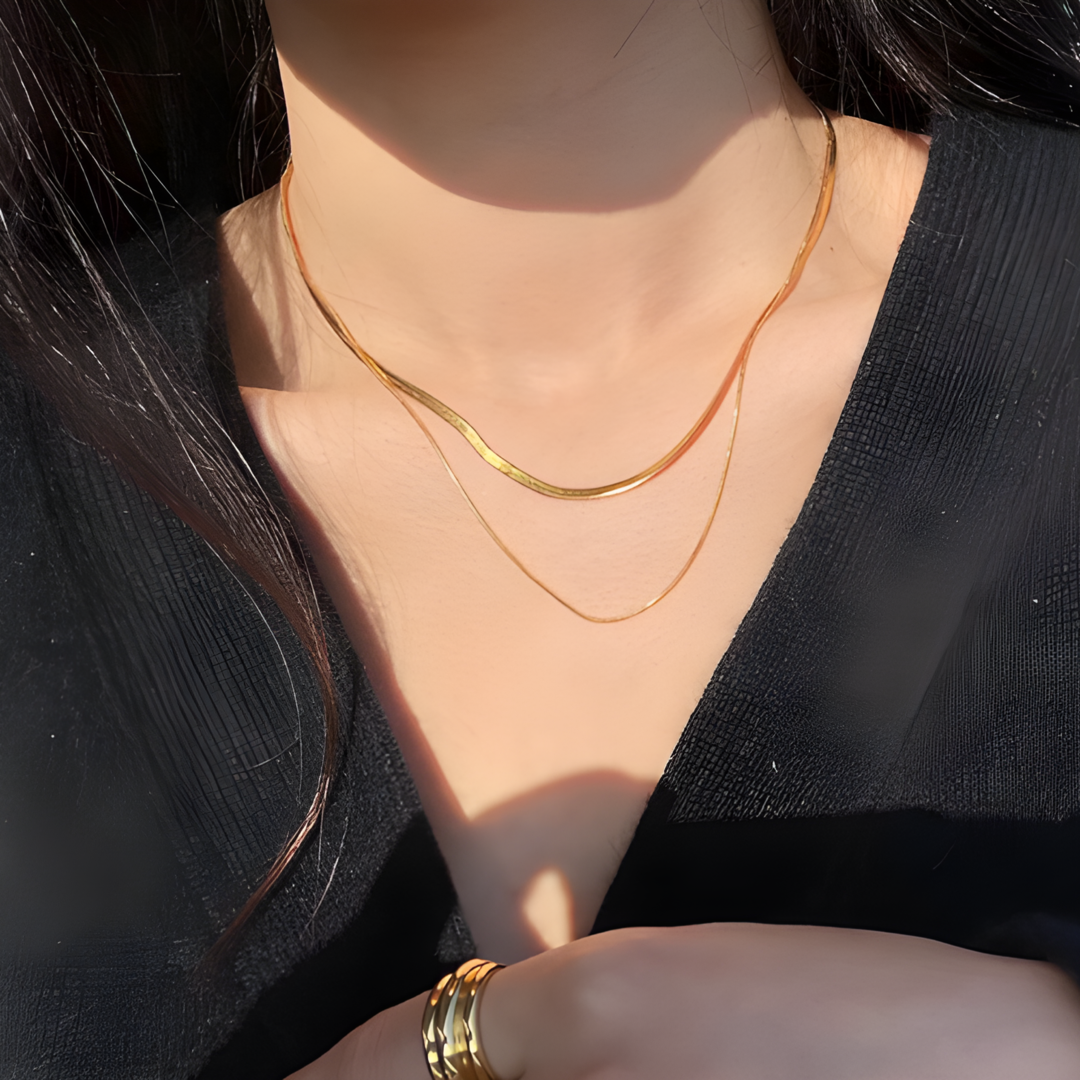 Emma 18k Gold Plated Necklace Adascious Empire