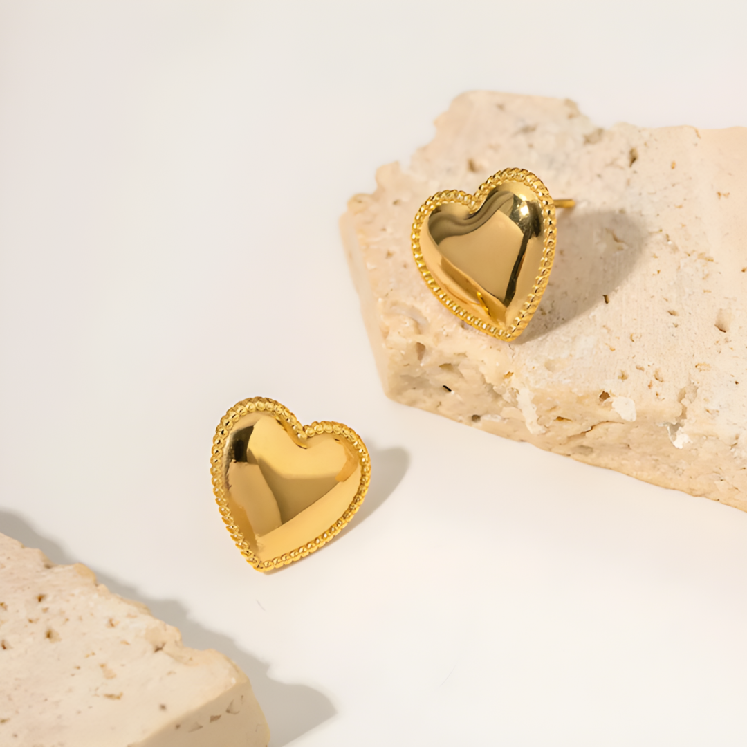 Alba Love 18k Gold Plated Earing Adascious Empire