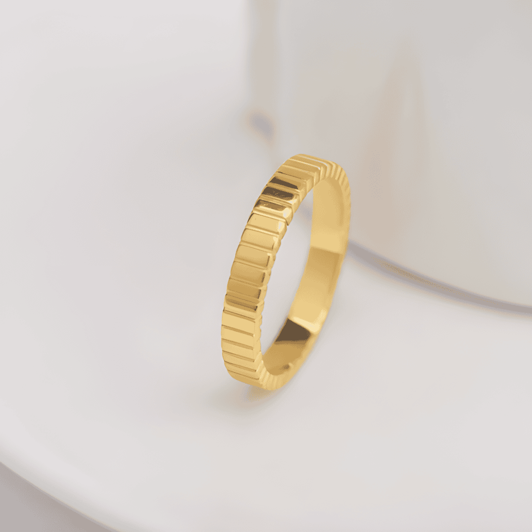 April 316L Stainless Steel Ring Adascious Empire