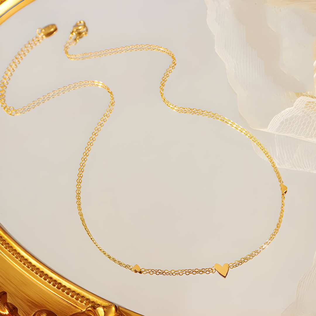 Careline Chain Gold Plated Minimalist Necklace Adascious Empire