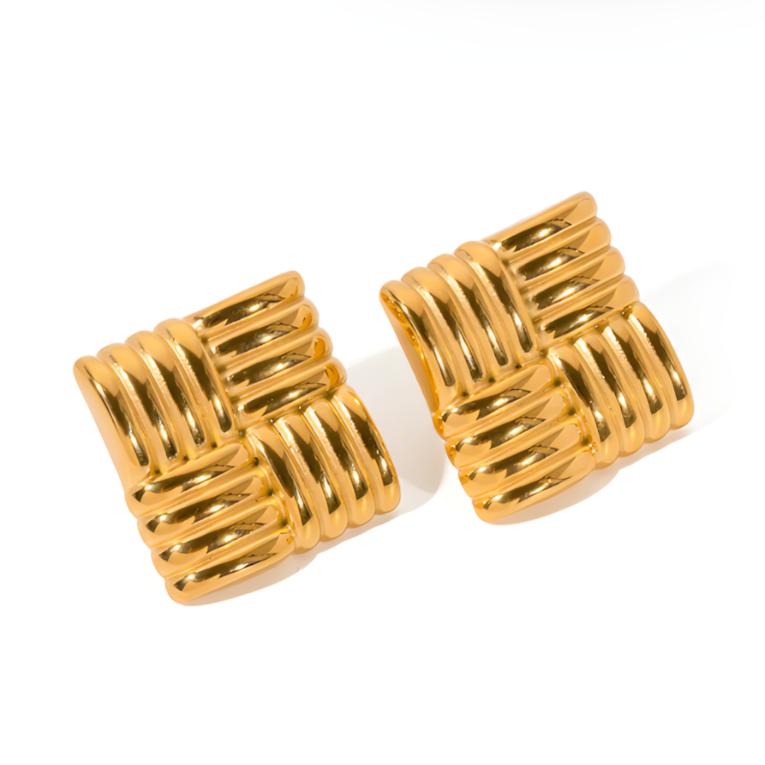 Bronte 18k Gold Plated Earring