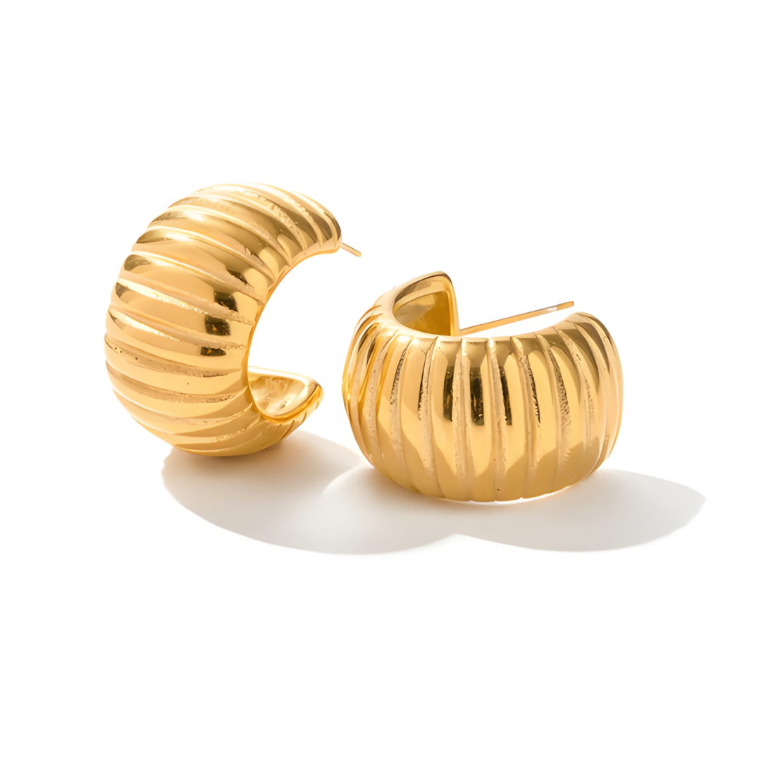 Ruth 18k Gold Plated Earings Adascious Empire