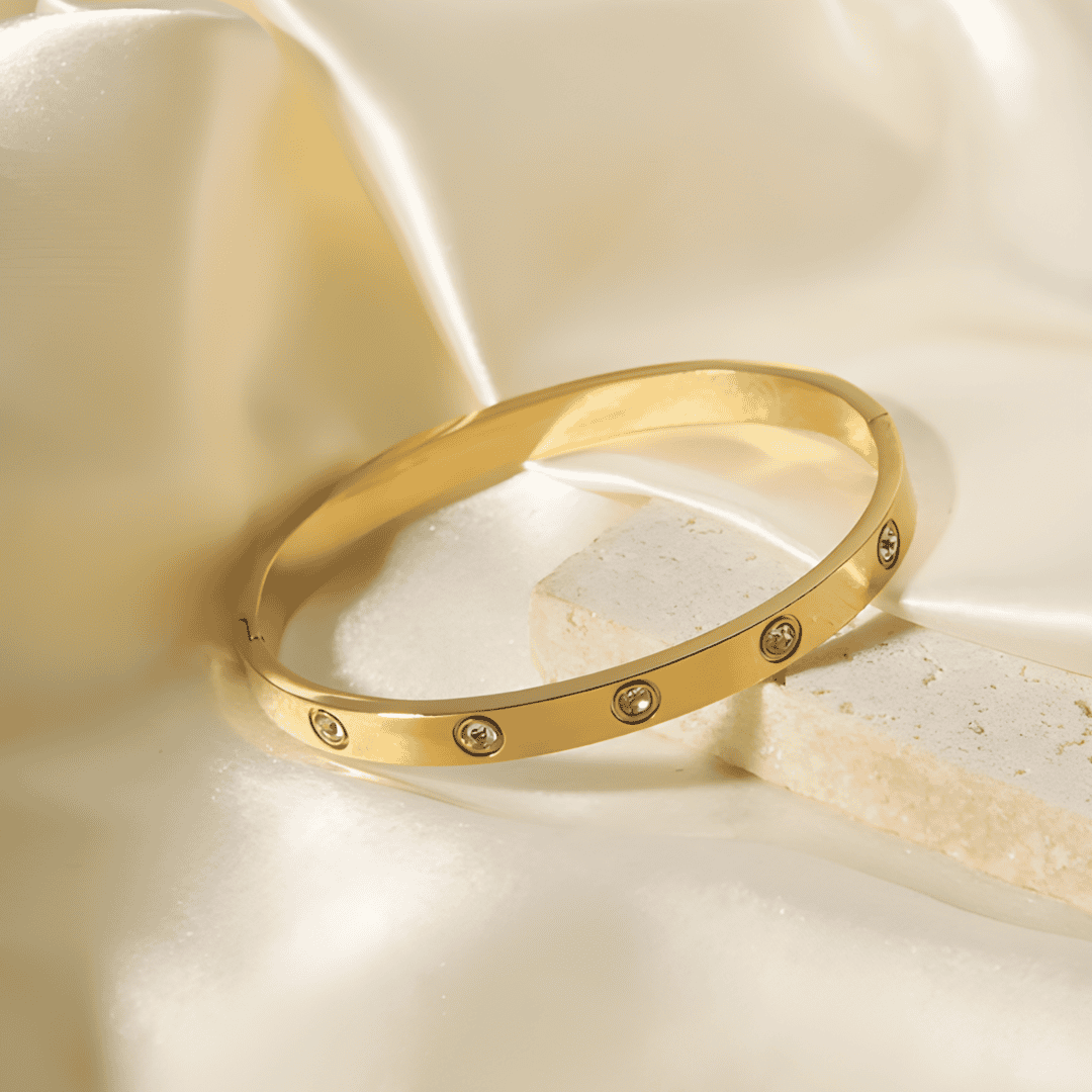 Zara 18k gold plated stainless steel bracelet Adascious Empire