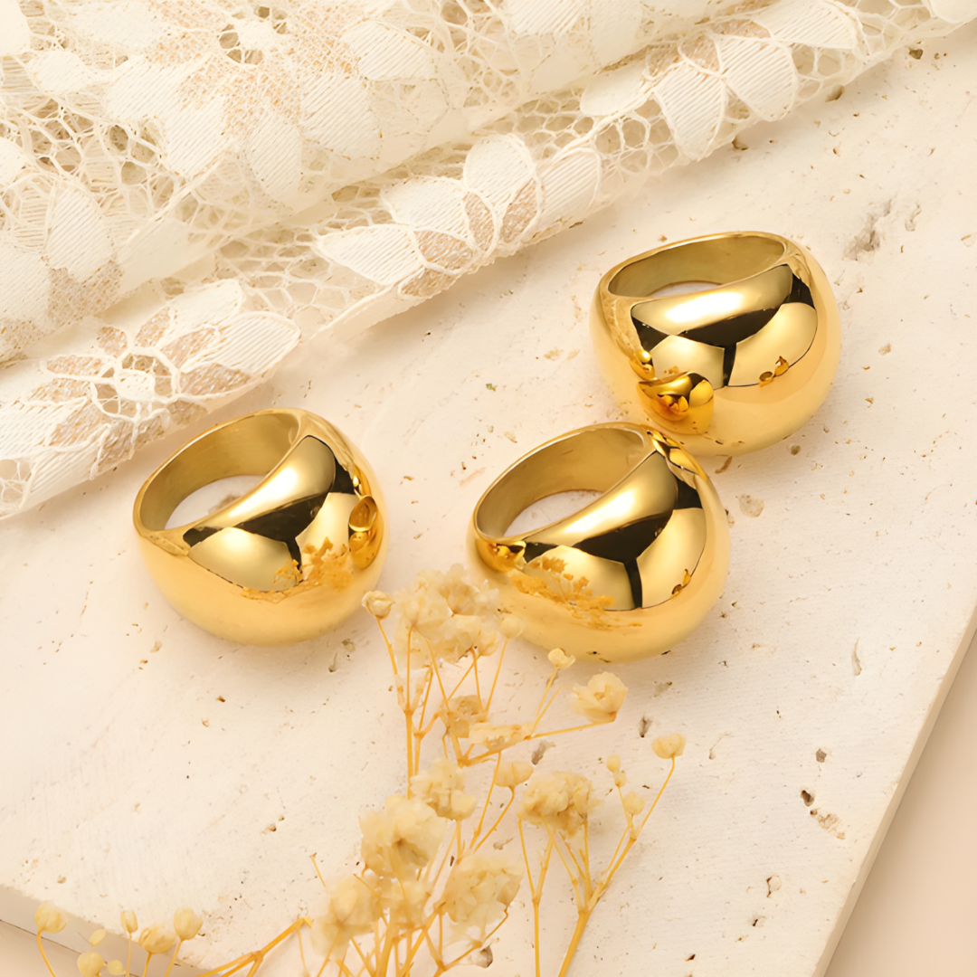 Trecia 18k dome Ring Adascious Empire