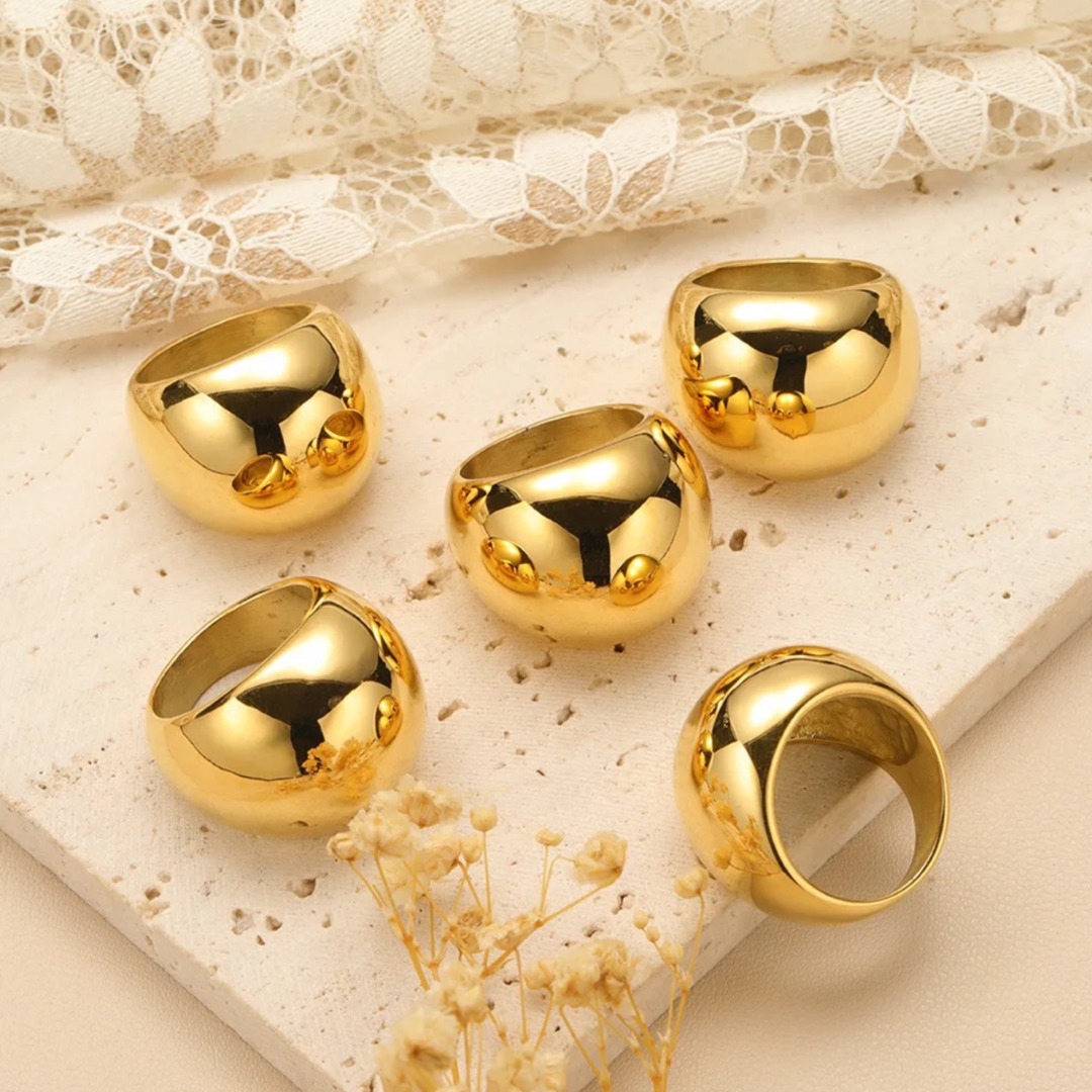 Trecia 18k dome Ring Adascious Empire