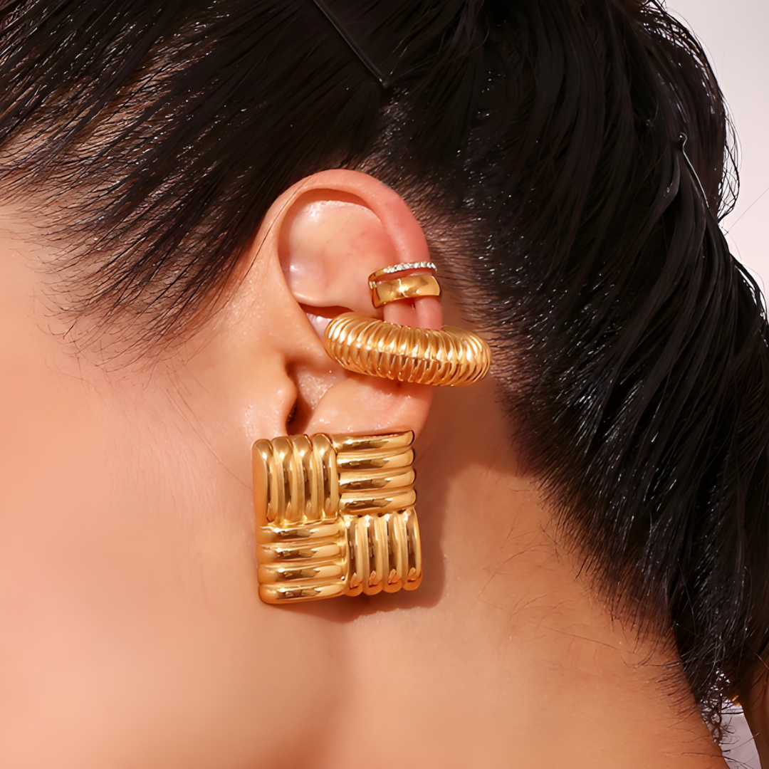 Bronte 18k Gold Plated Earing Adascious Empire