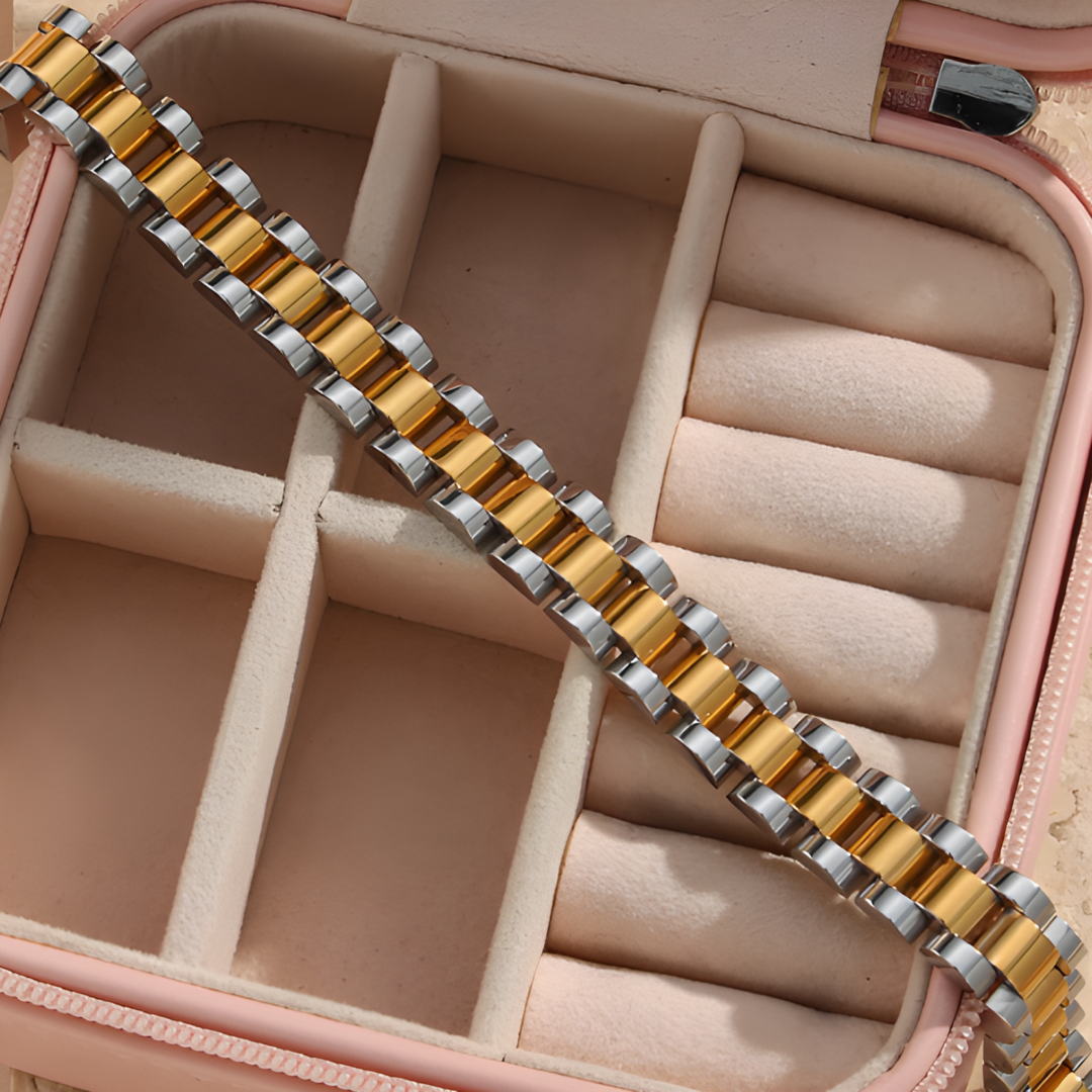 Silver Gold Trecia Bracelet Adascious Empire