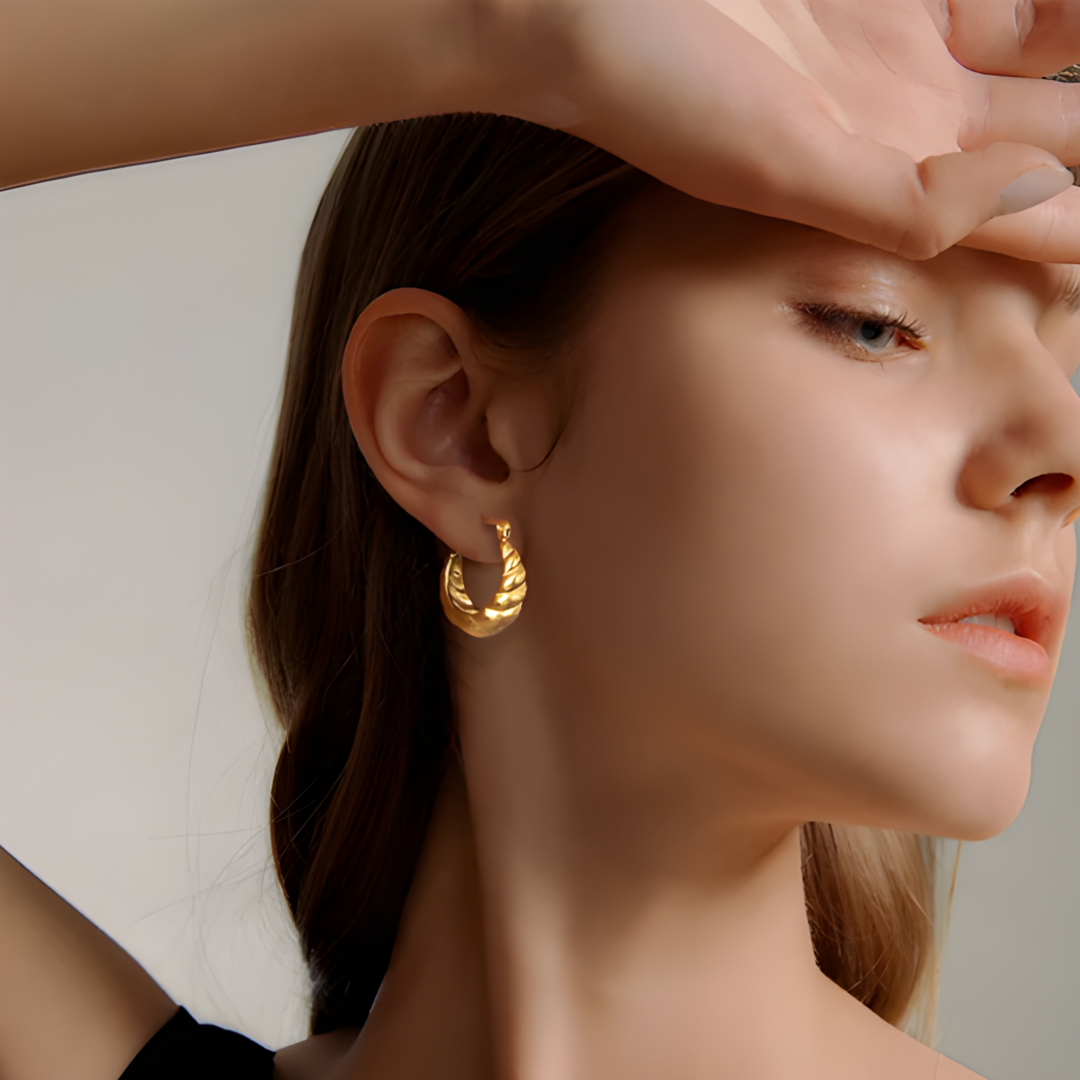 Ivy 18k Gold Plated Earing Adascious Empire