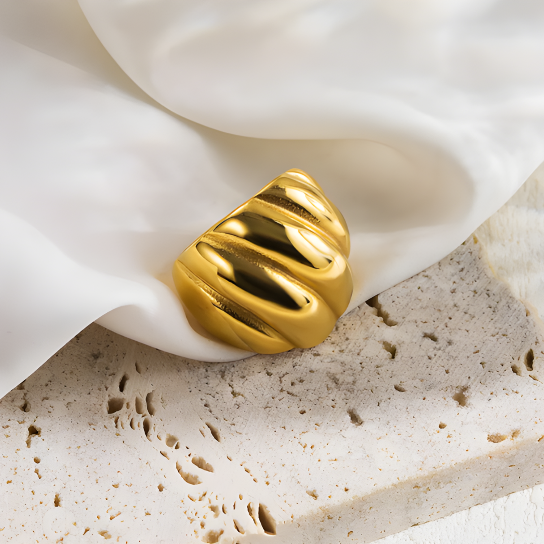 Annie 18k Gold Plated Ring