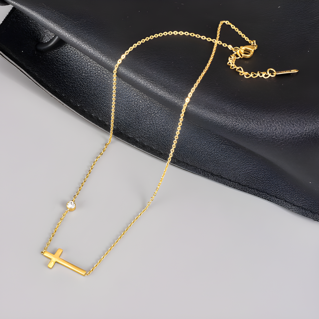 Blair Cross 18k Gold Plated Necklace Adascious Empire