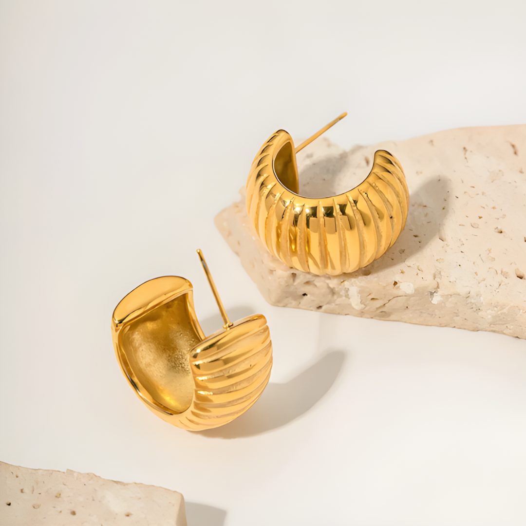 Ruth 18k Gold Plated Earings Adascious Empire