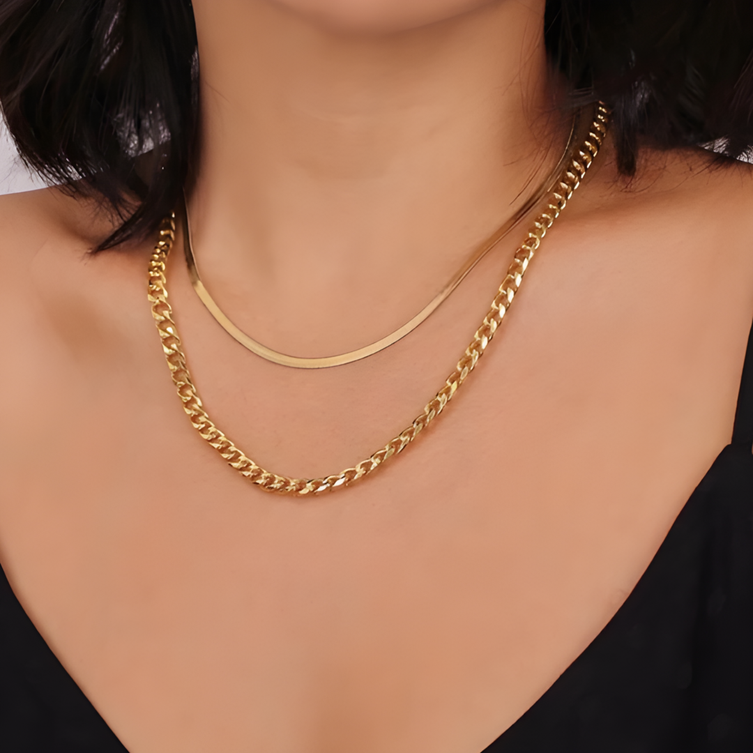 Isla 18k Gold Plated Necklace Adascious Empire