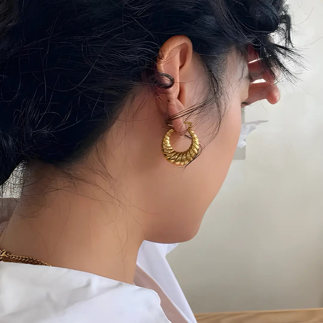 Cindy Signature Hoops Earring Adascious Empire