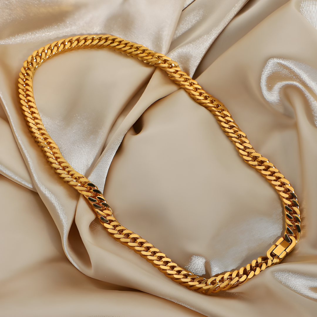 Bold Luna 18k Gold Plated Necklace Adascious Empire