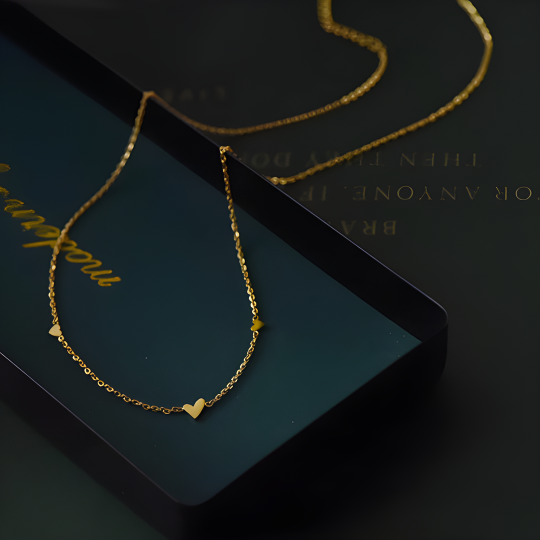 Careline Chain Gold Plated Minimalist Necklace Adascious Empire